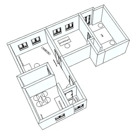 Apartamento Innenstadtlage, Schone, Helle 3zkb Wlan Herford